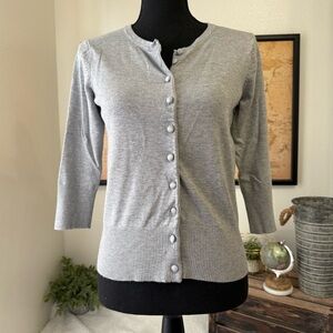 G Signature grey cardigan small